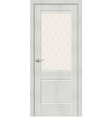 Межкомнатная дверь с экошпоном Прима-3.1 Bianco Veralinga/White Сrystal