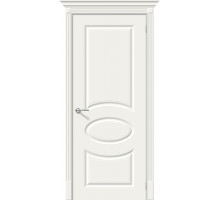 Межкомнатная окрашенная дверь Скинни-20 Whitey