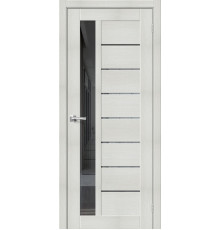 Межкомнатная дверь с экошпоном Браво-27 Bianco Veralinga/Mirox Grey