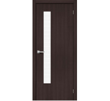 Межкомнатная дверь с экошпоном Браво-9 Wenge Melinga/Wired Glass 12,5
