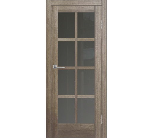 Межкомнатная дверь ДП DIM I-14 Taupe Wood Сатинато Графит