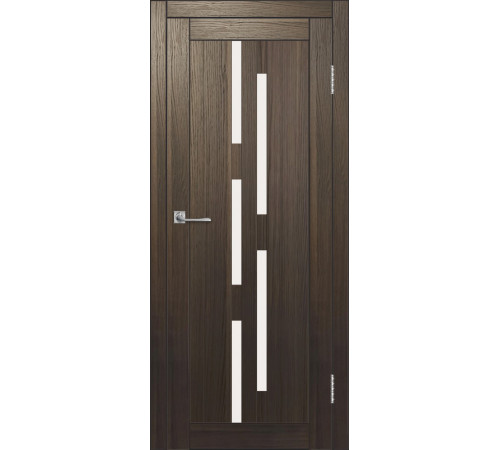 Межкомнатная дверь ДП DIM I-4 Choco Wood Сатинато Белый
