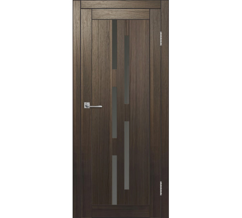 Межкомнатная дверь ДП DIM I-4 Choco Wood Сатинато Графит