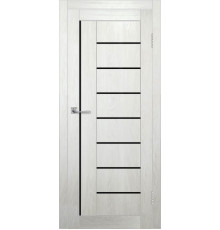 Межкомнатная дверь ДП DIM I-17 Blond Wood Lacobel Black