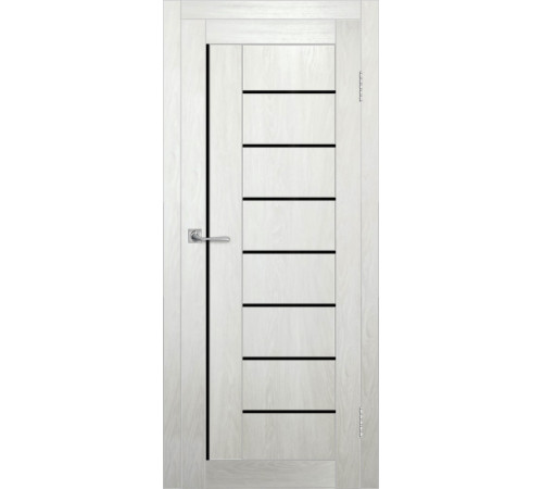 Межкомнатная дверь ДП DIM I-17 Blond Wood Lacobel Black