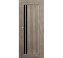 Межкомнатная дверь ДП DIM I-19.1 Taupe Wood Lacobel Black