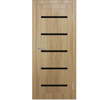 Межкомнатная дверь ДП DIM I-1 Sandy Wood Lacobel Black