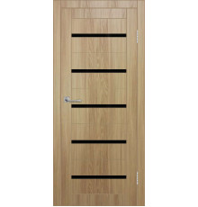 Межкомнатная дверь ДП DIM I-1 Sandy Wood Lacobel Black