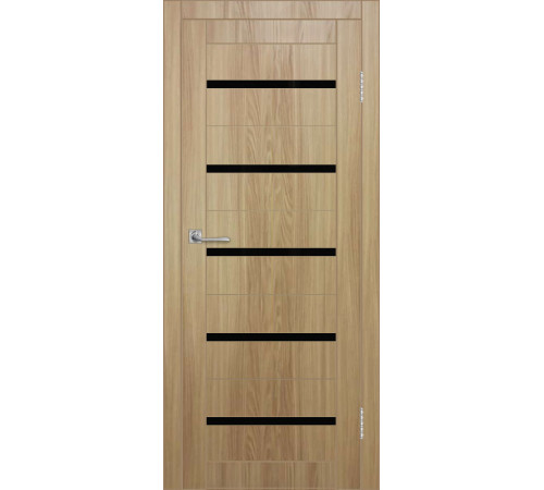 Межкомнатная дверь ДП DIM I-1 Sandy Wood Lacobel Black