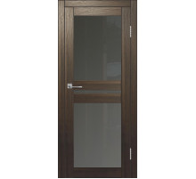 Межкомнатная дверь ДП DIM I-7 Choco Wood Сатинато Графит