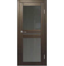 Межкомнатная дверь ДП DIM I-7 Choco Wood Сатинато Графит
