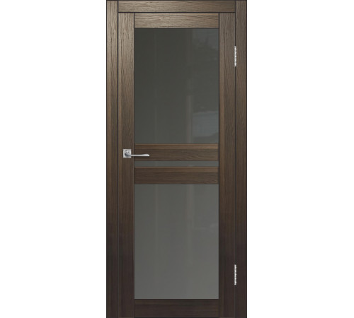 Межкомнатная дверь ДП DIM I-7 Choco Wood Сатинато Графит