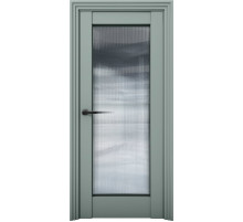 Межкомнатная дверь Никель Ni5 Deep Green/Flutes