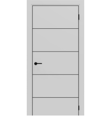 Межкомнатная дверь с экошпоном Порта-54 4AB ПП Nardo Grey