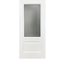 Межкомнатная дверь ДП DIM Enamel B-2.1 Белый Фотопечать