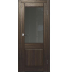 Межкомнатная дверь ДП DIM I-11 Choco Wood Сатинато Графит