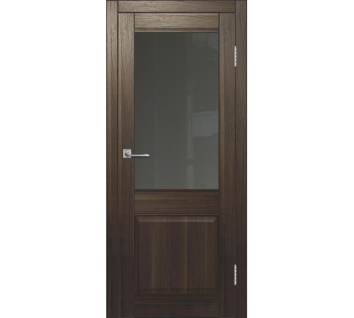 Межкомнатная дверь ДП DIM I-11 Choco Wood Сатинато Графит