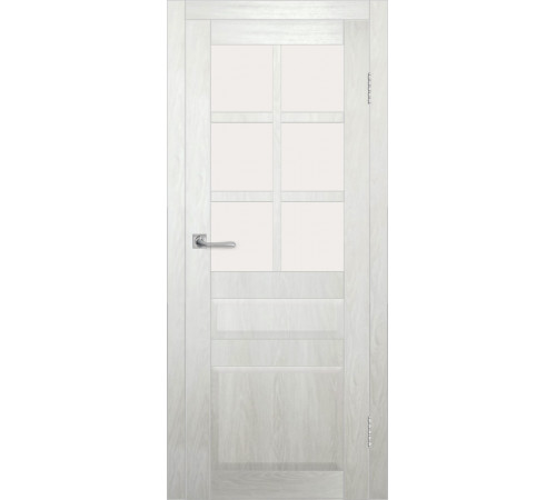 Межкомнатная дверь ДП DIM I-12 Blond Wood Сатинато Белый