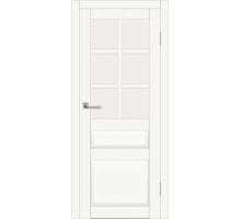 Межкомнатная дверь ДП DIM I-12 Crystal Matt Сатинато Белый
