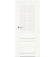 Межкомнатная дверь ДП DIM I-12 Crystal Matt Сатинато Белый