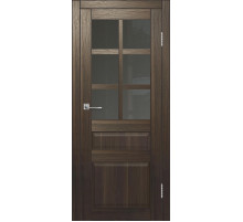 Межкомнатная дверь ДП DIM I-12 Choco Wood Сатинато Графит