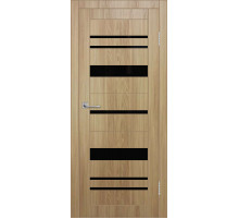 Межкомнатная дверь ДП DIM I-16 Sandy Wood Lacobel Black