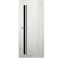 Межкомнатная дверь ДП DIM I-19.1 Blond Wood Lacobel Black