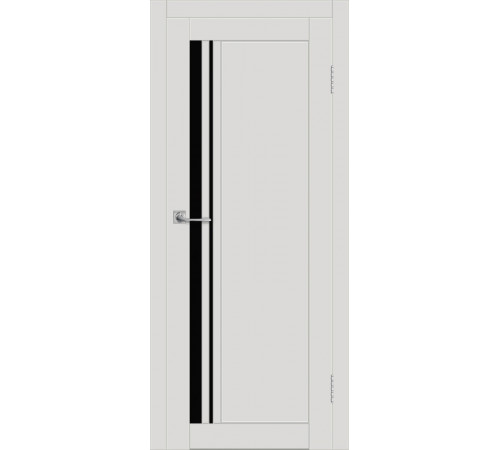 Межкомнатная дверь ДП DIM I-19.1 Smoky Matt Lacobel Black
