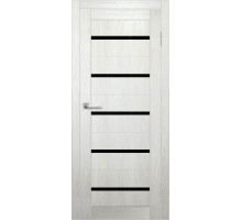 Межкомнатная дверь ДП DIM I-1 Blond Wood Lacobel Black