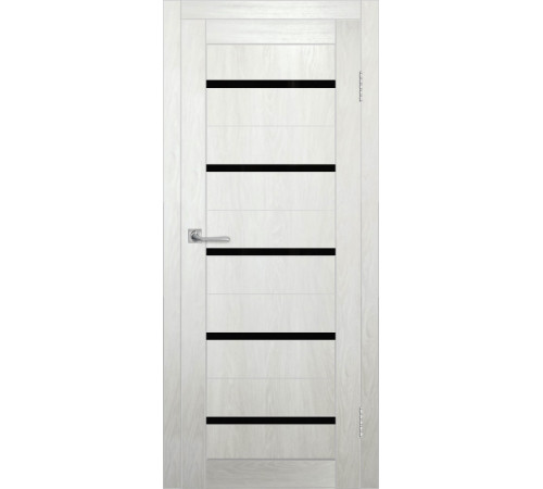 Межкомнатная дверь ДП DIM I-1 Blond Wood Lacobel Black