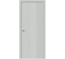Межкомнатная дверь с экошпоном Браво-0 Grey Wood