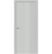 Межкомнатная дверь с экошпоном Браво-0 Grey Wood