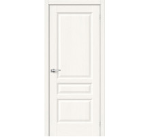 Межкомнатная дверь с экошпоном Неоклассик-34 White Wood