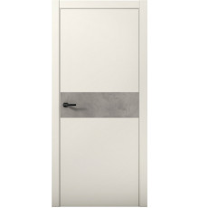 Межкомнатная дверь Палладий Pd5 ABS Магнолия/Бетон Loft