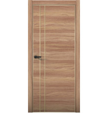 Межкомнатная дверь Плутоний Pu4 AL Gold Edition Дуб натуральный