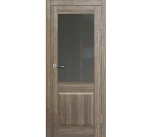 Межкомнатная дверь ДП DIM I-11 Taupe Wood Сатинато Графит
