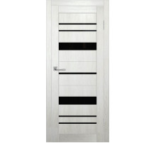 Межкомнатная дверь ДП DIM I-16 Blond Wood Lacobel Black