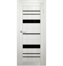 Межкомнатная дверь ДП DIM I-16 Blond Wood Lacobel Black