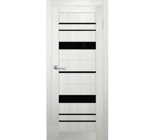Межкомнатная дверь ДП DIM I-16 Blond Wood Lacobel Black