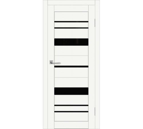 Межкомнатная дверь ДП DIM I-16 Crystal Matt Lacobel Black