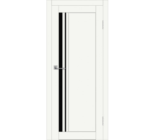 Межкомнатная дверь ДП DIM I-19.1 Crystal Matt Lacobel Black