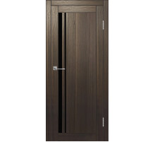 Межкомнатная дверь ДП DIM I-19.1 Choco Wood Lacobel Black