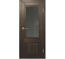 Межкомнатная дверь ДП DIM I-21 Choco Wood Сатинато Графит