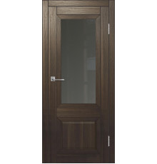 Межкомнатная дверь ДП DIM I-21 Choco Wood Сатинато Графит