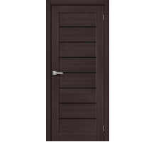 Межкомнатная дверь с экошпоном Браво-22 Wenge Melinga/Black Star