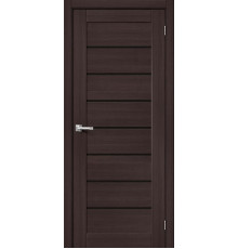 Межкомнатная дверь с экошпоном Браво-22 Wenge Melinga/Black Star