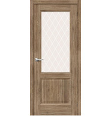 Межкомнатная дверь с экошпоном Неоклассик-33 Original Oak/White Сrystal