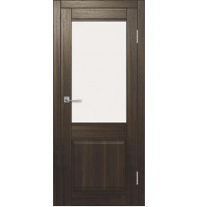 Межкомнатная дверь ДП DIM I-11 Choco Wood Сатинато Белый