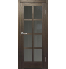 Межкомнатная дверь ДП DIM I-14 Choco Wood Сатинато Графит