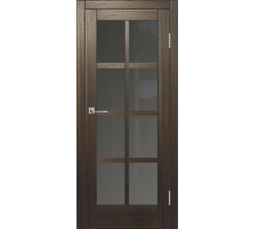 Межкомнатная дверь ДП DIM I-14 Choco Wood Сатинато Графит